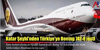 Katar Şeyhiden Erdoğana VİP uçak